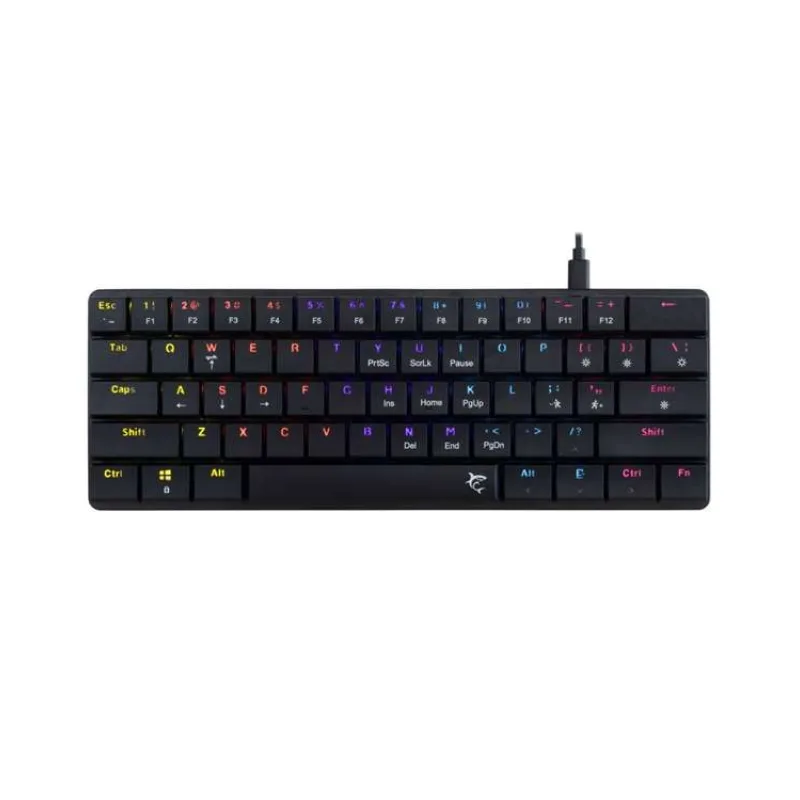 White Shark Mechanical gaming keyboard NAGAMAKI, US, brown switch, black (NAGAMAKI-B-US-BROWN)