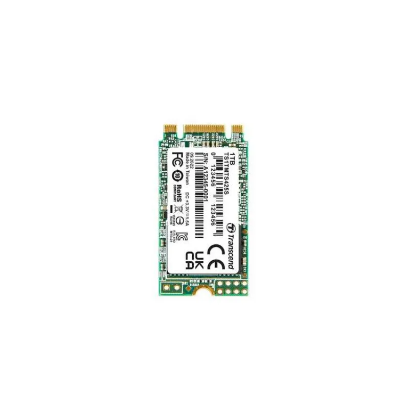 TRANSCEND SSD 425S 1TB, M.2 2242 SSD, SATA3 B+M Key, TLC (TS1TMTS425S)