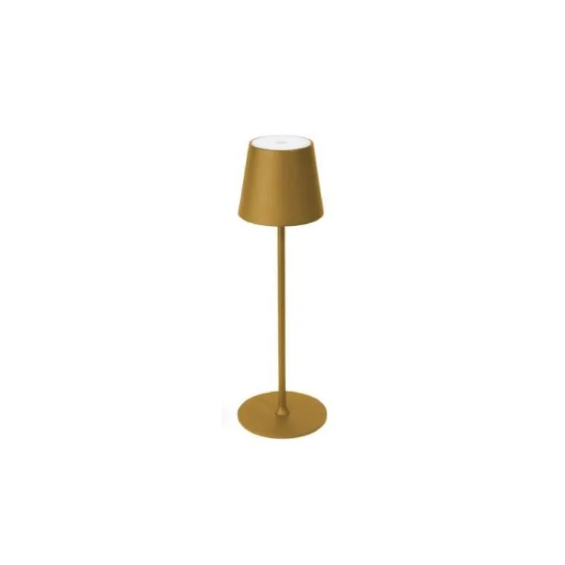 PLATINET TABLE WATERPROOF IP44 REGULATION RECHARGABLE GOLD (PTL44GL)