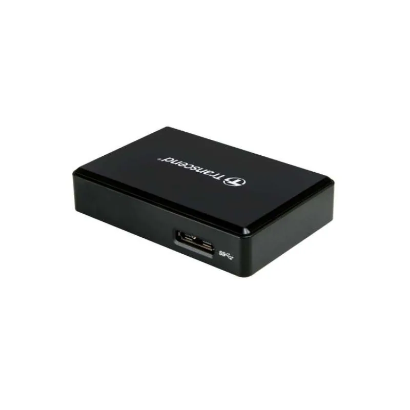 Transcend USB 3.0 čtečka paměťových karet, černá - SDHC/SDXC (UHS-I/II), microSDHC/SDXC (UHS-I), CompactFlash (UDMA6/7) (TS-RDF9K2)