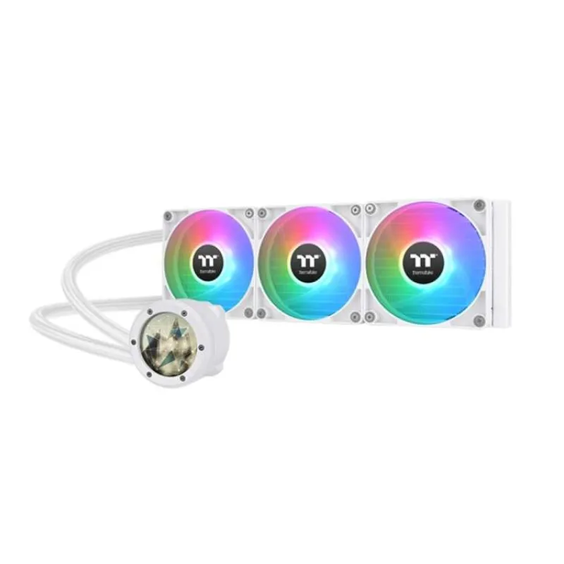 THERMAL TAKE Vodní chladič TH360 V2 Ultra ARGB, 3x120mm ARGB, LGA1851, AM5, bílá (CL-W405-PL12SW-A)