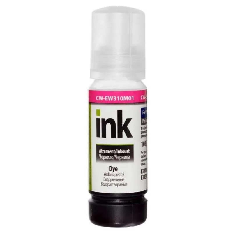COLORWAY alternativní inkoustová náplň pro EPSON/ C13T00S34A/ L3151/ L3150/ L3111/ L3110/ magenta (CW-EW310M01)