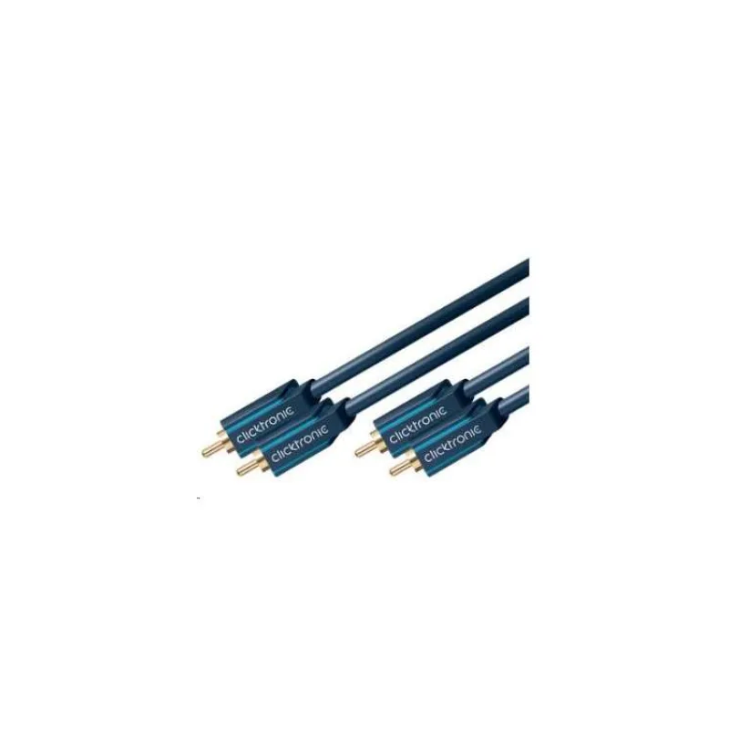 Kábel ClickTronic HQ OFC 2x Cinch - 2x Cinch RCA, M/M, 10 m (CLICK70383)