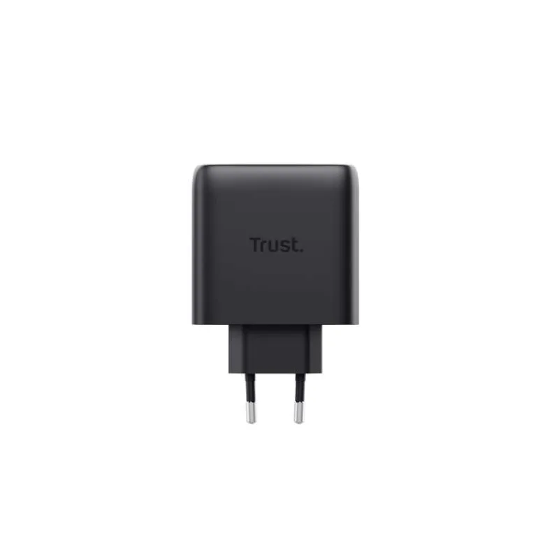 TRUST GaN Nabíječka MAXO 65W 2-Port, USB-C, černá (25525)
