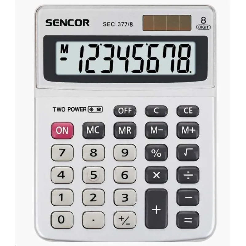 Sencor kalkulačka SEC 377/ 8 (SEC 377/ 8)