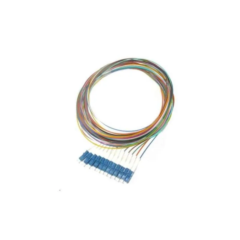 Pigtail SM 9/125, OS2, konektor LC, LS0H, 1m - sada 12 ks (PIG-09-LC-01-12)