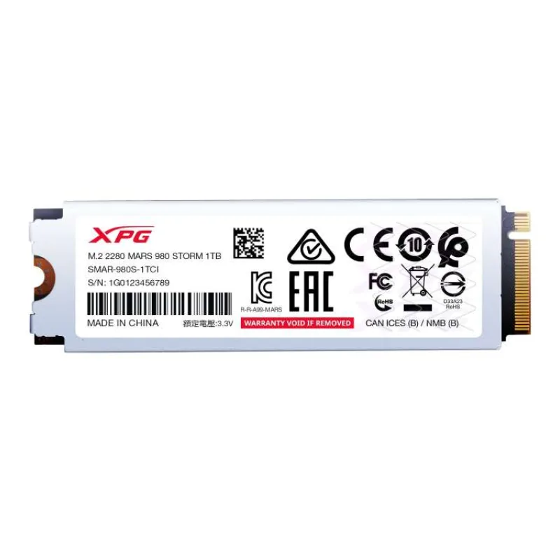 ADATA SSD 1TB XPG MARS 980 STORM Gen5x4 (SMAR-980S-1TCI)