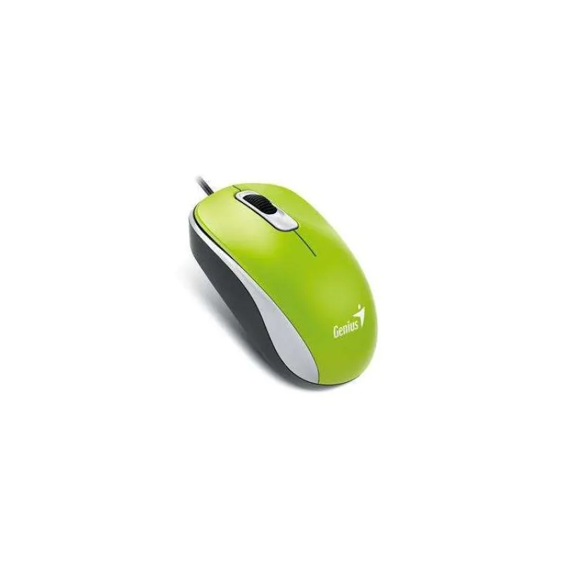 GENIUS DX-110/Kancelárska/Optická/1 000 DPI/Drôtová USB/Zelená (31010116112)