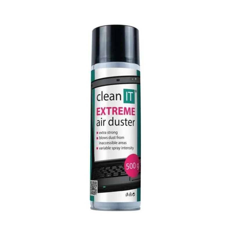 CLEAN IT Stlačený vzduch EXTREME 500g, NEVYČERPANÝ (CL-136)
