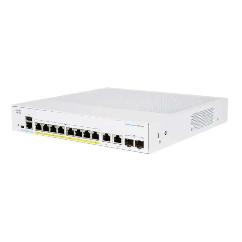 Cisco switch CBS250-8FP-E-2G (8xGbE,2xGbE/SFP combo,8xPoE+,120W,fanless) - REFRESH (CBS250-8FP-E-2G-EU-RF)