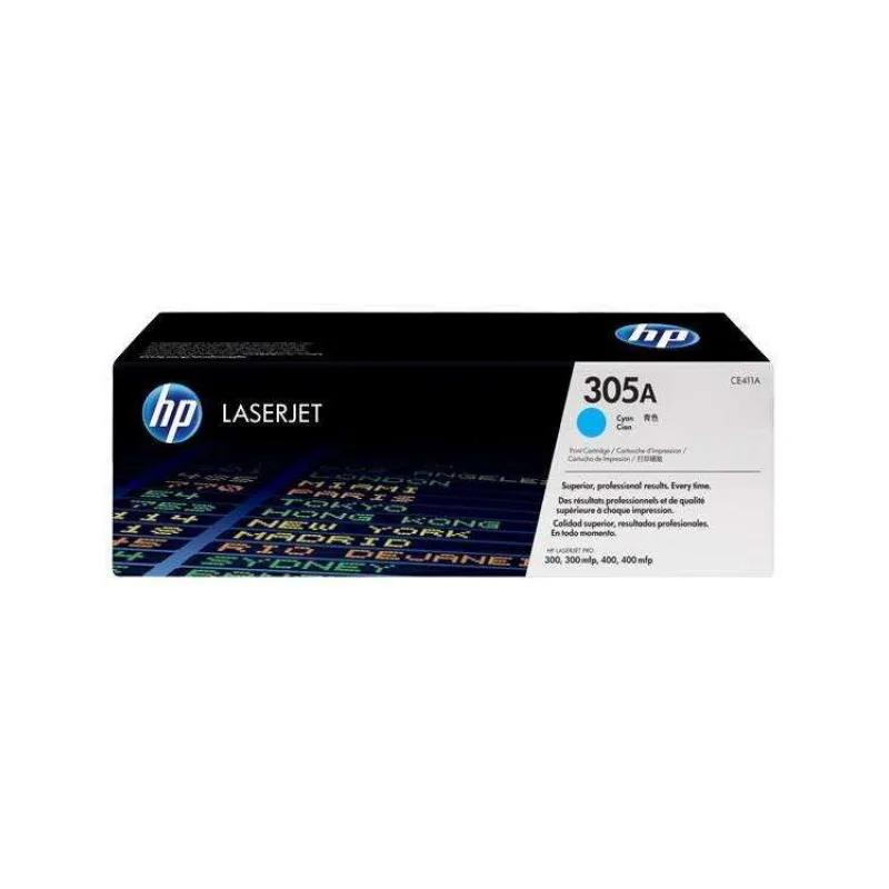 HP tisková kazeta azurová, CE411A originál (CE411A)