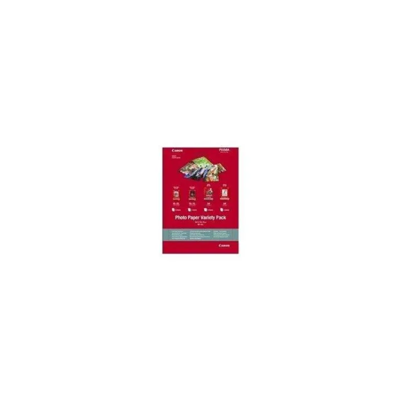 Canon fotopapír Photo Paper Variety Pack A4 & 10x15 (PP SG MP GP) po 5 (0775B079)