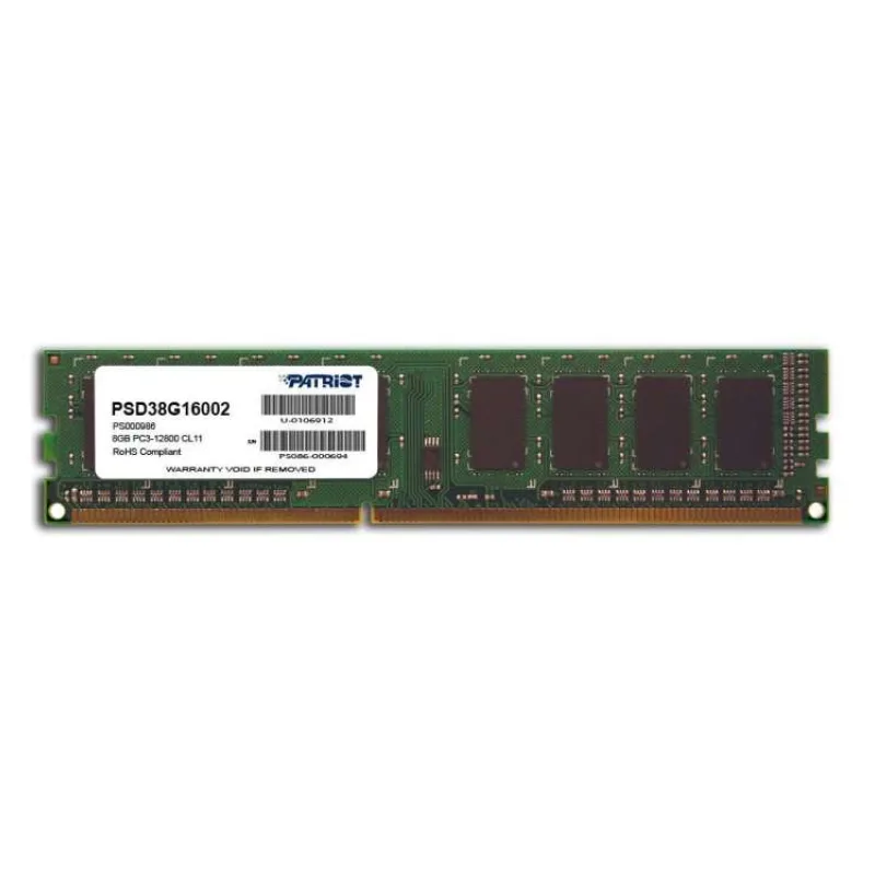 PATRIOT Signature 8GB DDR3 1600MHz / DIMM / CL11 / SL PC3-12800 (PSD38G16002)