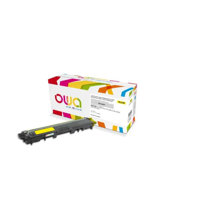 OWA Armor toner kompatibilný s Brother TN-245Y/TN-246Y, 2200st, žltá/yellow (K15660OW)