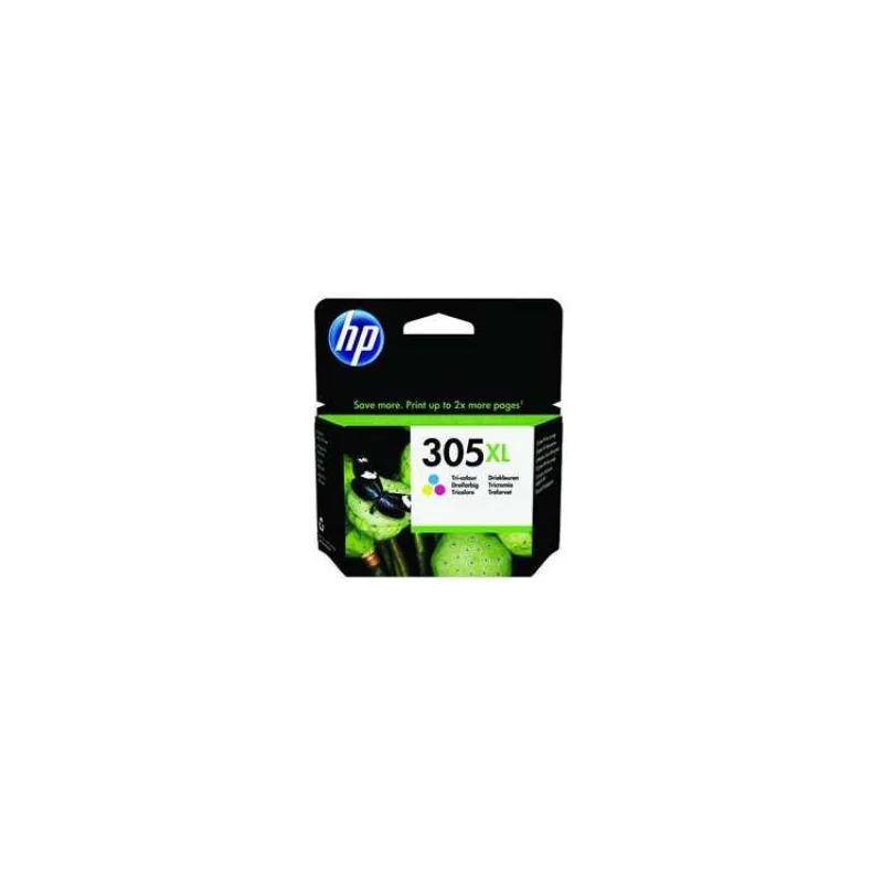 HP inkoustová kazeta 305XL (CMY originál) pro - DeskJet 2300, 2710, 2720, DeskJet Plus 4100, ENVY 6000, ENVY Pro 6400 (3YM63AE)