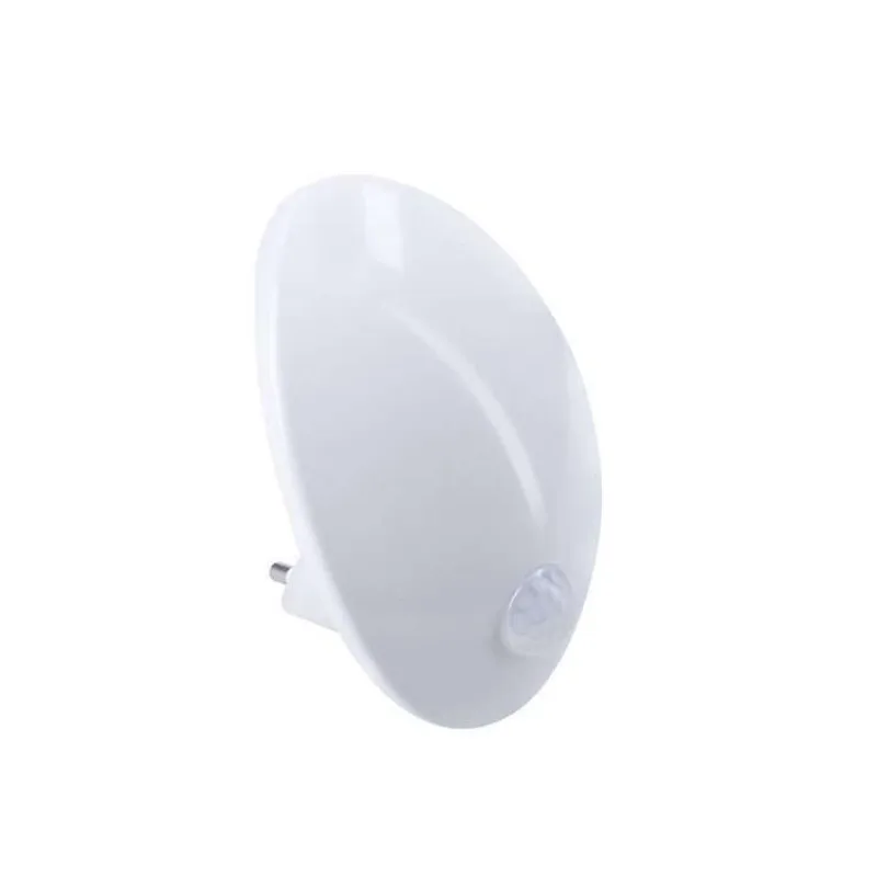 Solight Nočné LED svetielko s pohybovým a svetelným sensorom 0,7W, 3000K, 230V (WL909)