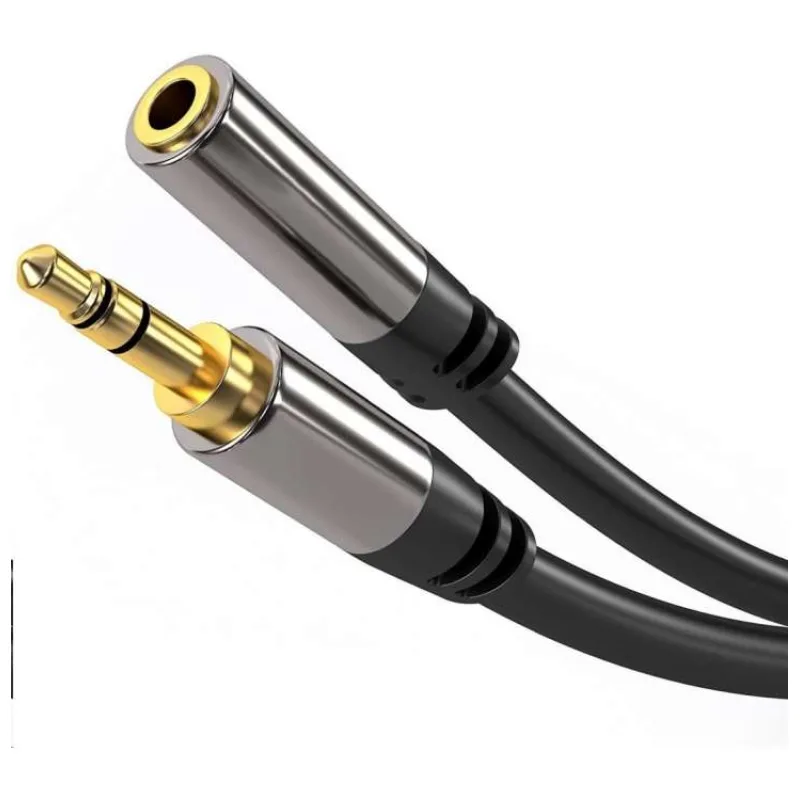 PremiumCord HQ stíněný prodlužovací kabel Jack 3.5mm - Jack 3.5mm M/F 5m (kjqmf5)