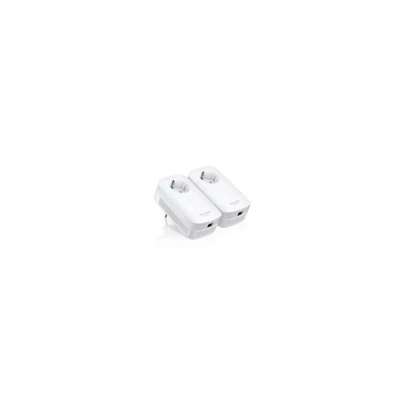 TP-LINK TL-PA8010PKIT AV1300 Passthrough Powerline Kit, Qualcomm, 1 Gigabit Port,1300Mbps Powerline (TL-PA8010PKIT)