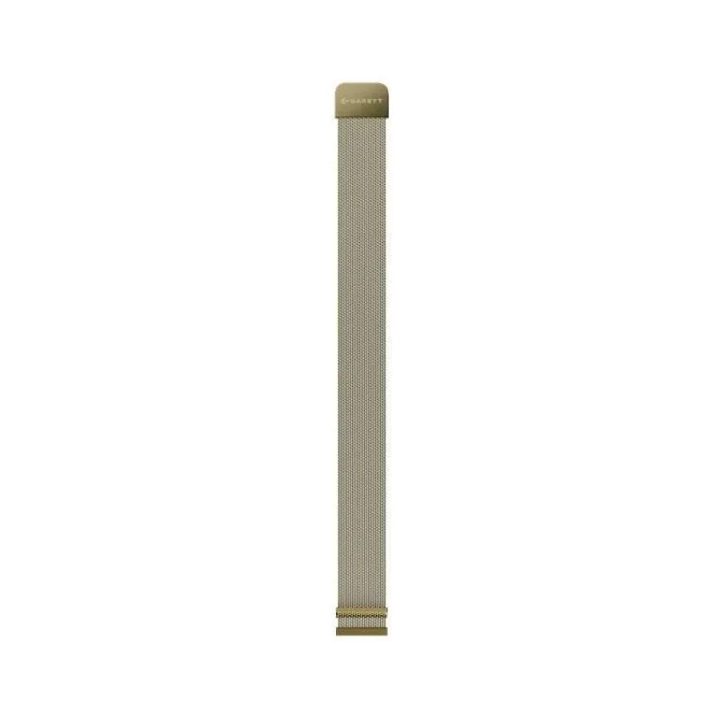 Garett univerzální řemínek 20 mm, zlatý kovový, typ Mesh (STRAP_GLD_STL_MESH_20MM)