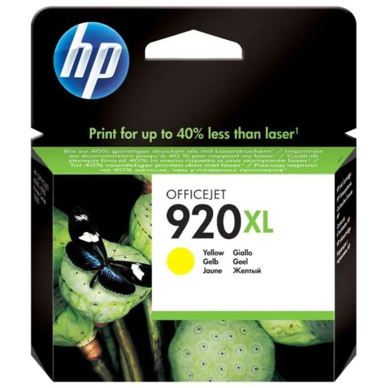 HP žlutá inkoustová kazeta (920XL), CD974AE originál (CD974AE)