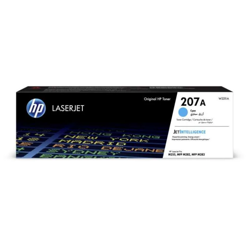 HP 207A Cyan LaserJet Toner Cartridge (W2211A)