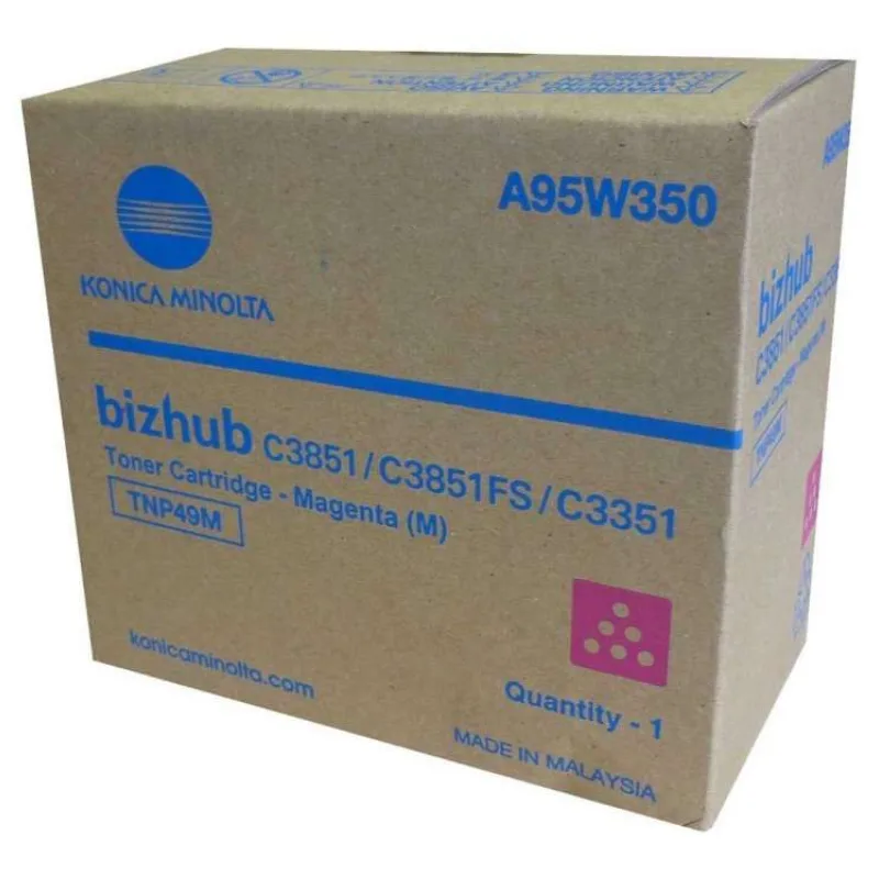 toner MINOLTA TNP49M magenta Bizhub C3351/C3851 (12000 str.) (A95W350)