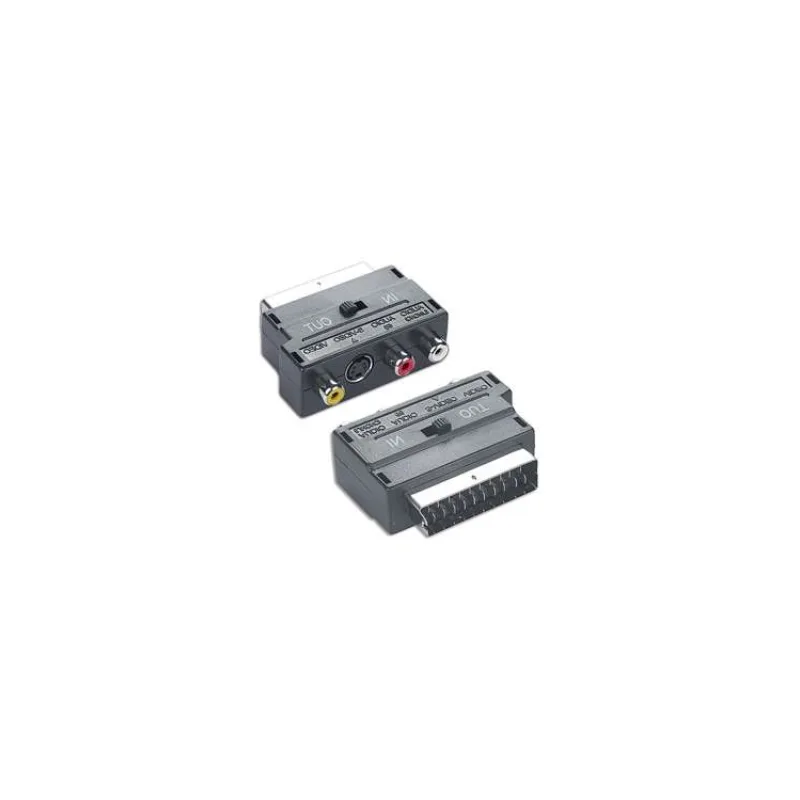 Gembird Obousměrný adaptér SCART/RCA/S-VIDEO (CCV-4415)