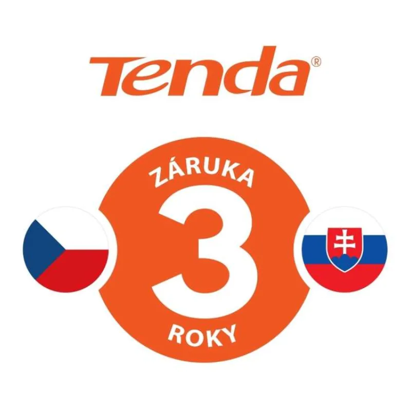 Tenda TEG1024D 24x Gigabit Switch, Fanless-bez ventilátorov, Rackmount, ochrana proti prepätiu (75010026)
