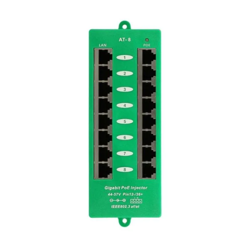 POE-PAN8-GBATF 802.3af/at GB tienený 8port Poe (POE-PAN8-GBATF)