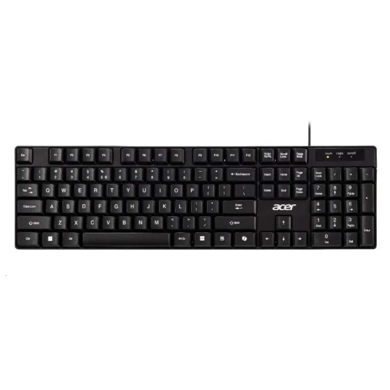 Acer AKW100/Drôtové USB-A/ CZ- SK layout/Čierna (GP.KBD11.05R)