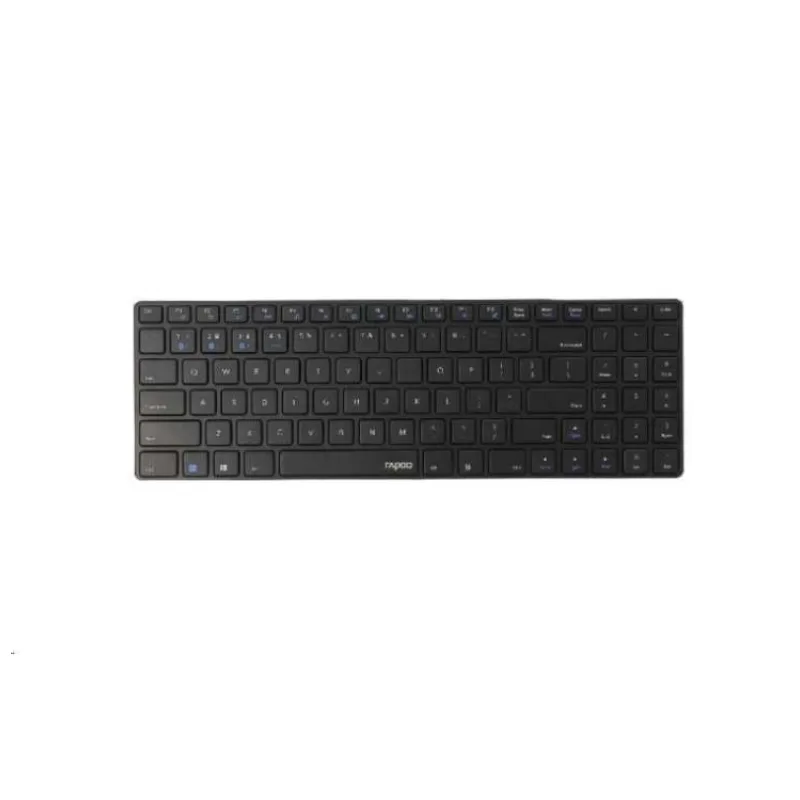 RAPOO klávesnice E9100M, bezdrátová, Ultra-slim, CZ/SK, černá (6940056188847)