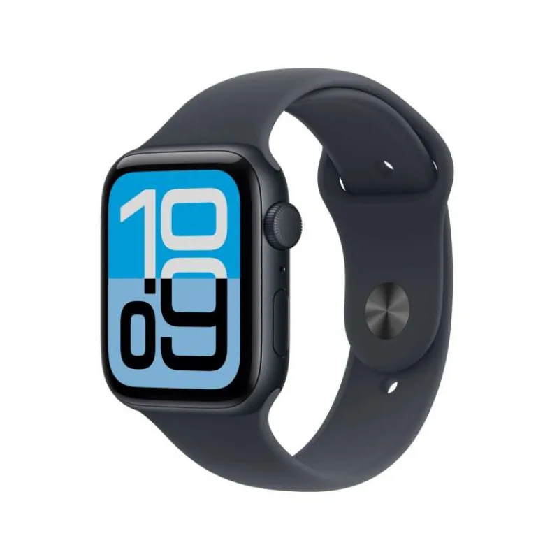 Apple Watch SE 3 GPS + Cellular 44mm Polnočný hliník s polnočným športovým remienkom - S/M (MEPH4WF/A)