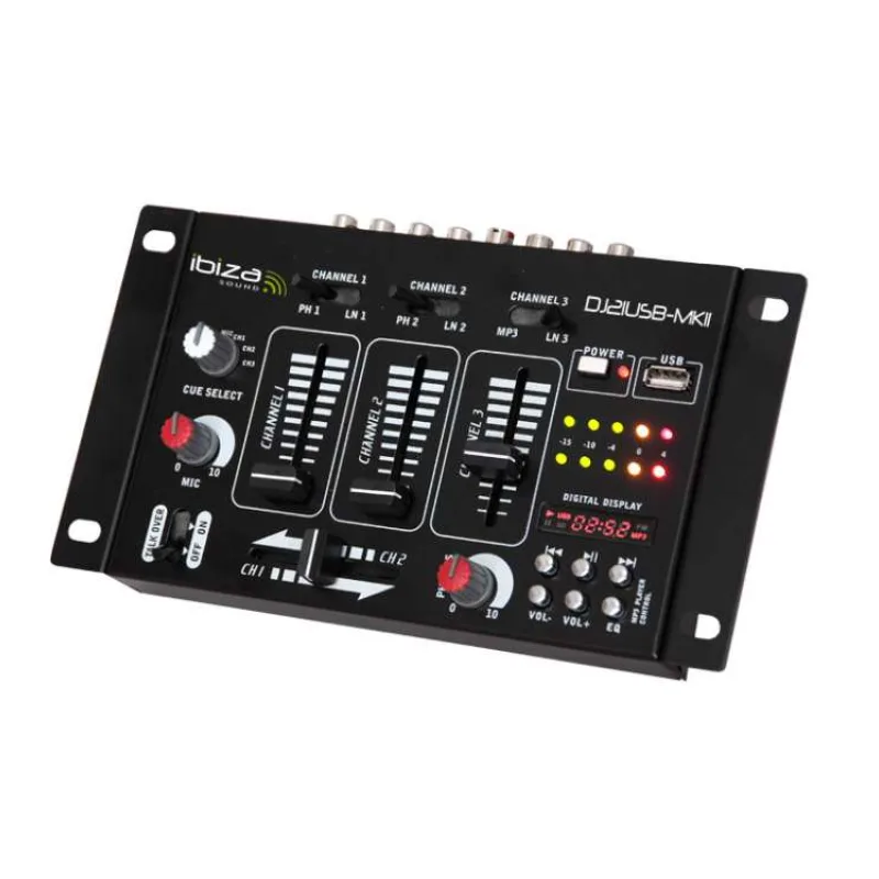 Ibiza Sound DJ21USB-MKII Ibiza Sound mix. pult (06-4-1023)