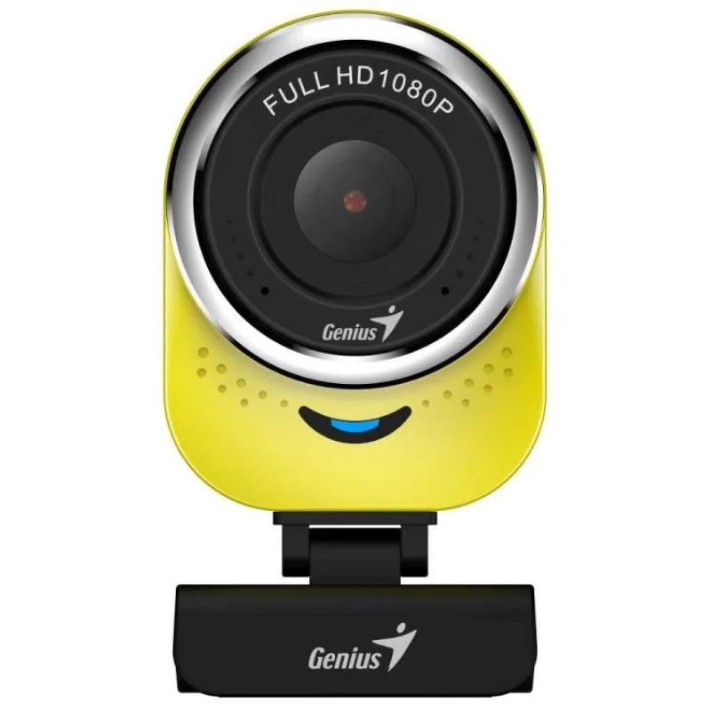 GENIUS webová kamera QCam 6000/ žlutá/ Full HD 1080P/ USB2.0/ mikrofon (32200002409)