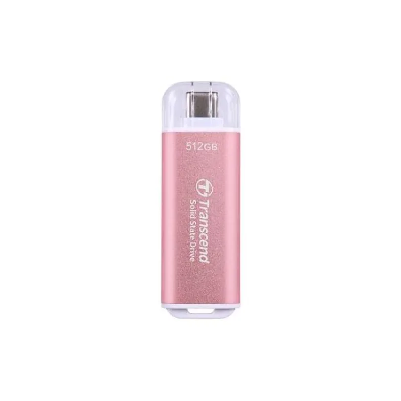 Transcend SSD 512GB ESD300 USB 3.2 Gen 2x1 - Pink (TS512GESD300P)