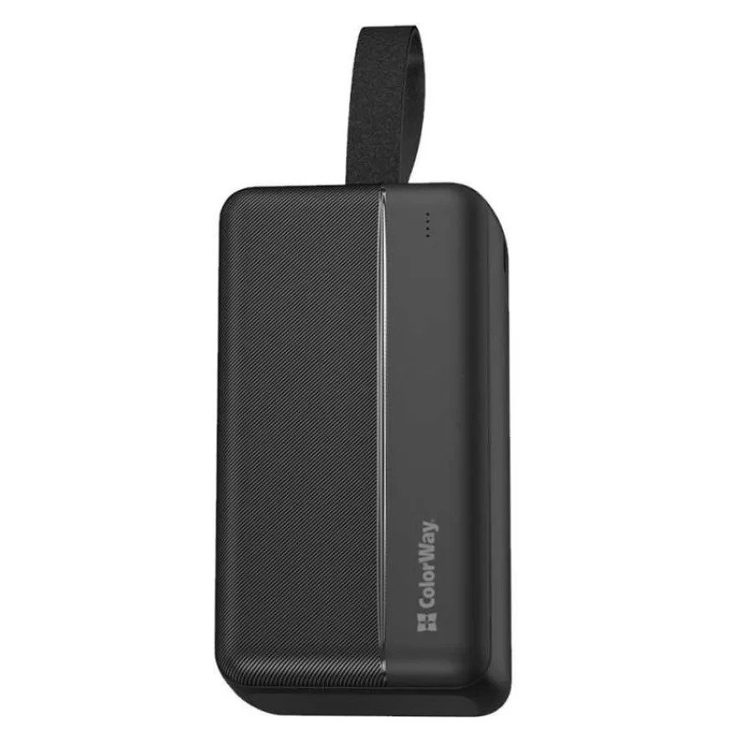 COLORWAY powerbanka/ 30 000mAh/ 2x USB QC3.0/ USB-C Power Delivery 22,5W/ Micro-USB/ Černá (CW-PB300LPC2BK-PD)