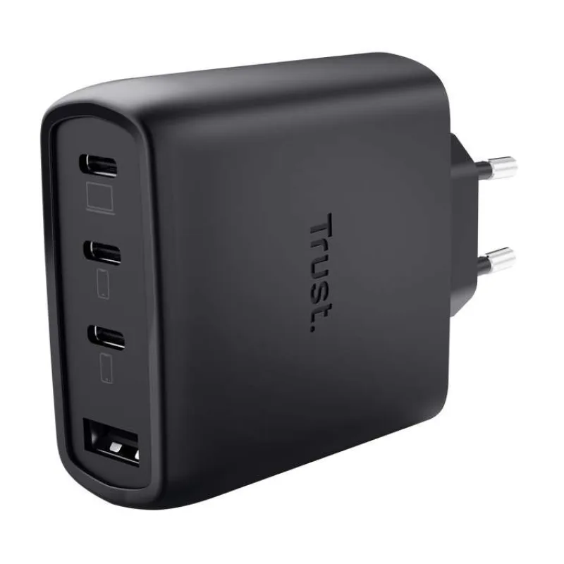 TRUST MAXO 65W 4P GAN CHARGER BLK (26067)