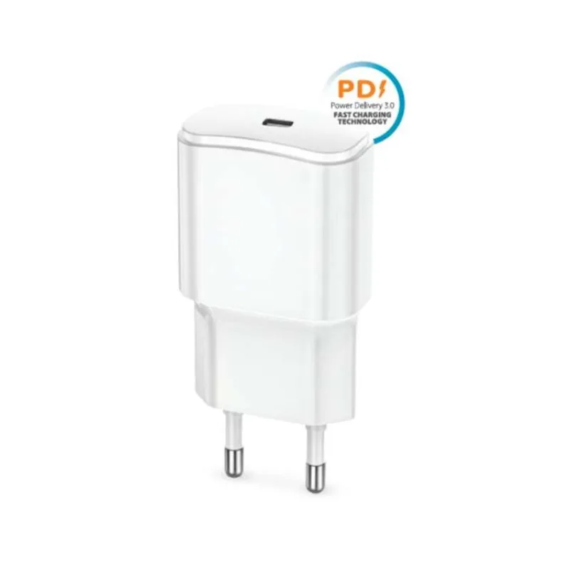 Rýchlonabíjačka do siete Forever TC-01 PD 1x USB-C 20W biela (GSM104593)