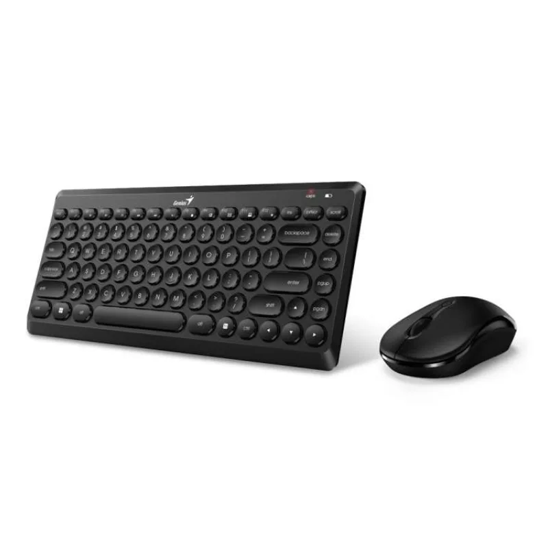 GENIUS LuxeMate Q8000, Set klávesnice a myši, bezdrátový, CZ+SK layout, 2,4GHz, mini USB přijímač, bílý (31340013412)