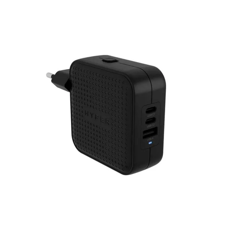 Hyper HyperJuice 70W USB-C GaN Travel Charger - Black (HJ1003BKWWGL)