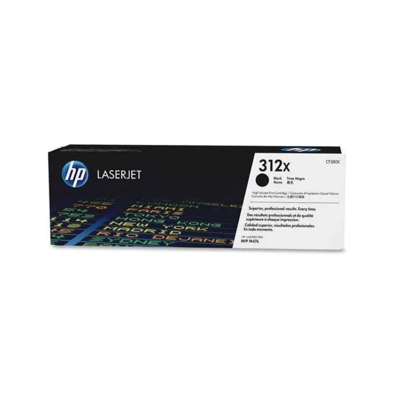 HP toner čierny HP312X /vyťaženosť cca 4400str/ (CF380X)