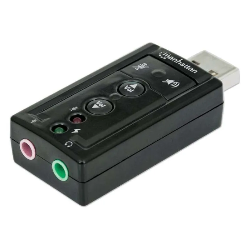 MANHATTAN Hi-Speed USB 3D 7.1 zvukový adaptér (152341)