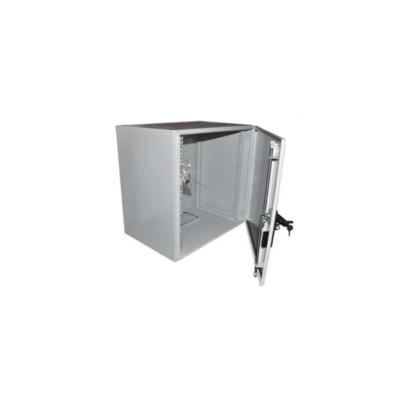 OCRACK 19" venkovní rozvaděč IP55 12U-420mm plechové dveře 3-bodový zámek (9053)