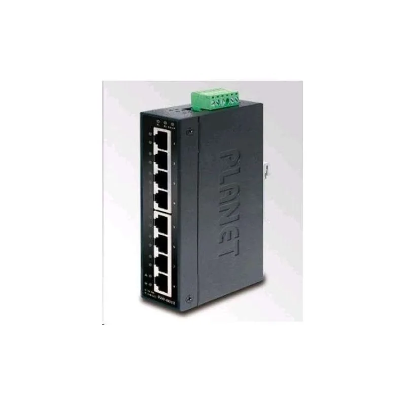 Planet switch IGS-801T, průmysl.verze 8x10/100/1000, DIN, IP30, -40 až 75°C, 12-48V (IGS-801T)