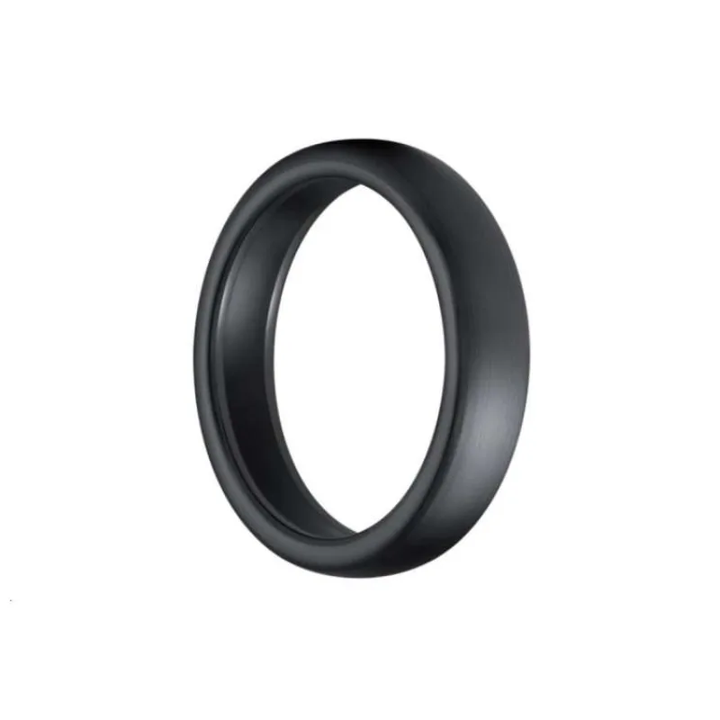 CARNEO PAY RING BRUSHED payment ring s brúseným povrchom čierny, v.9 (8588010359223)
