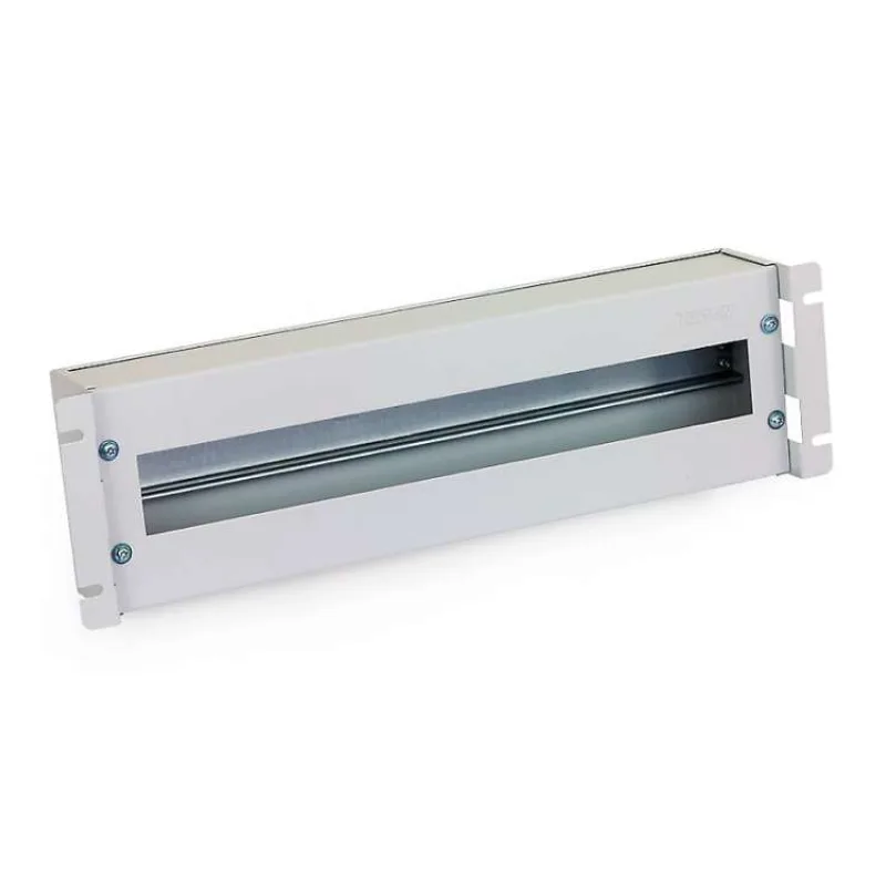 TRITON 19" istič 3U s krytom, DIN, čierny (RAB-JL-X02-A1)