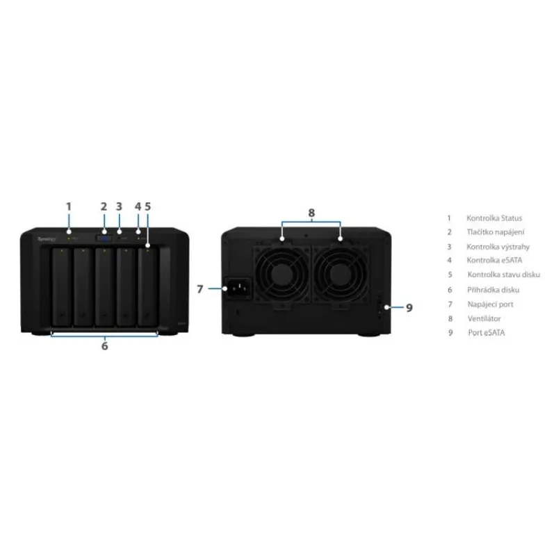 Rozširujúca jednotka Synology DX517 DiskStation (5xSATA) (DX517)