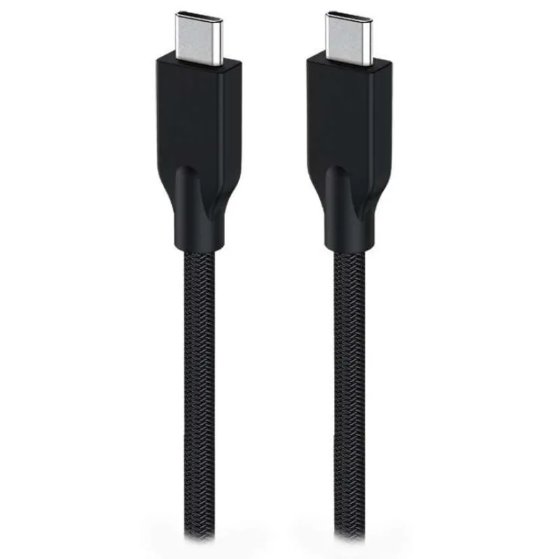 Genius ACC-C2CC-3A, Kabel, USB-C na USB-C, USB 3.0, 3A, PD 60W, opletený, 1,5m, černý (32590006401)