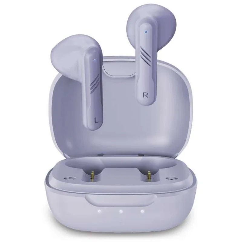 Genius HS-M905BT, Headset, bezdrátový, do uší, mikrofon, Bluetooth 5.3, USB-C, fialová (31710025401)