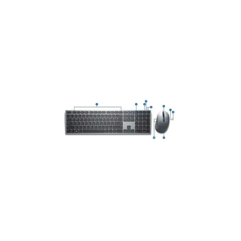Dell Premier Multi-Device bezdrátová klávesnice a myš - KM7321W - CZ/SK (580-AJQN)